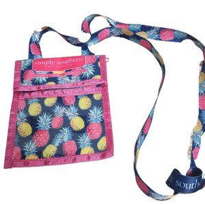 Simply Southern Pineapple Passport ID Badge Holder Lanyard